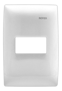 0 Placa 1 Modelo Horizontal Blanco