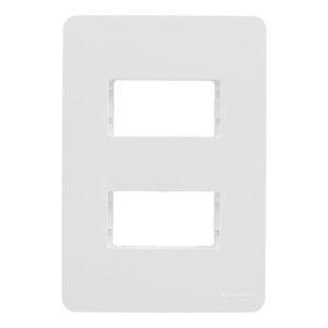 Placa 2 Modulos Distanciados Blanco