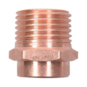 Conector de cobre rosca exterior 1/2"