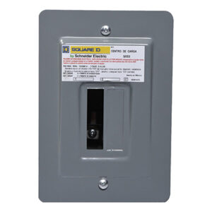 CENTRO DE CARGA 2P 50A 240VCA DOMESTICO SOBREP TE