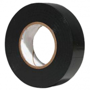 Cinta plástica negra .018x18mts. Temflex 3M