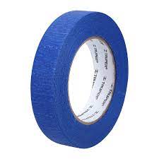 Cinta masking tape azul de 1" x 50 m, truper