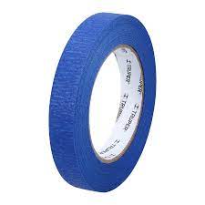 Cinta masking tape azul de 3/4" x 50 m, truper