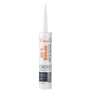 Sellador negro 100% silicón de 280 ml, truper
