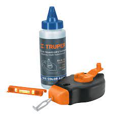 Tiralíneas 30 m (100 ft) plástico con gis y nivel, truper